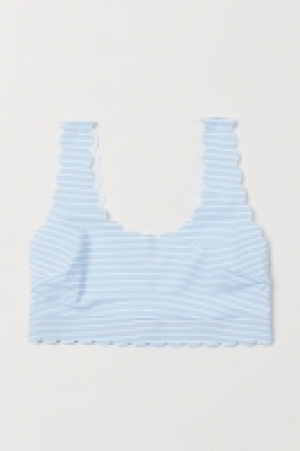 HM  Top de bikini festoneado