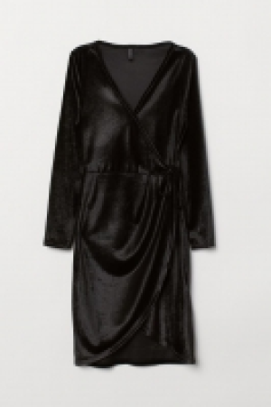 Vestido cruzado de terciopelo 14.99 €