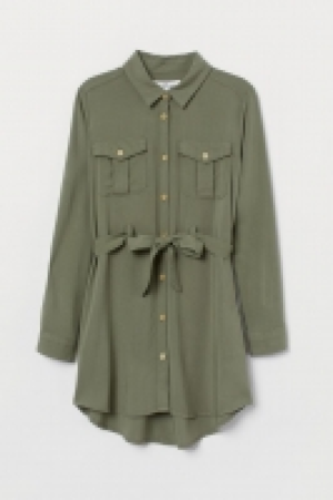 Vestido camisero con cinturón 13.99 €