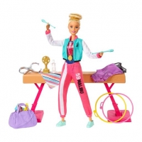 Toysrus  Barbie - Pack Muñeca Gimnasta y Accesorios