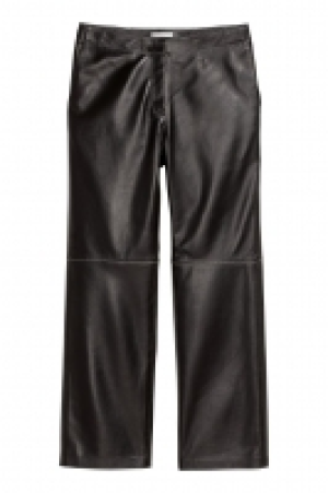 Pantalón tobillero de piel 169.00 €