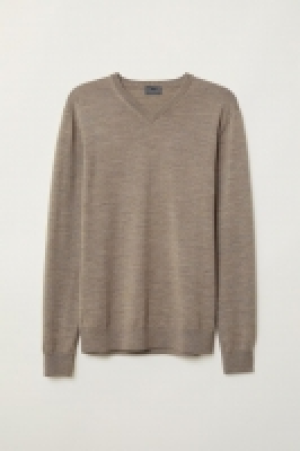 Jersey en V en lana de merino 29.99 €