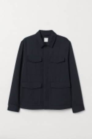 Chaqueta camisera con lana 88.99 €