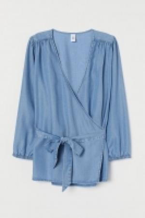 Blusa cruzada de lyocell 12.99 €