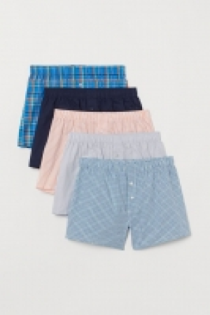 5 calzoncillos bóxer de tela 14.99 €