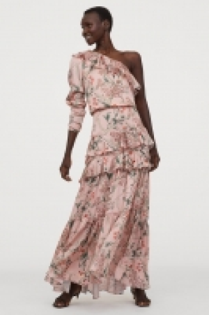 Vestido de satén de un hombro 35.99 €
