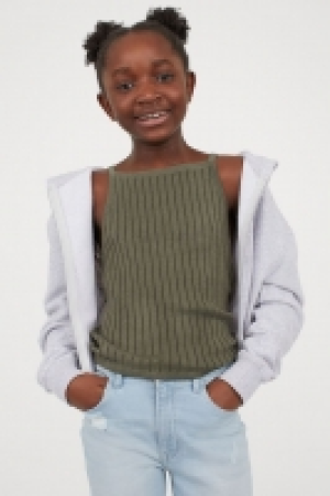 Camiseta en punto de canalé 5.99 €