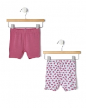 Prenatal  PACK 2 PANTALONCITOS FUCSIA/FRESAS