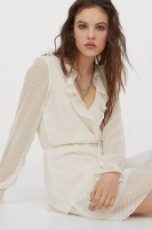 Vestido en gasa de plumeti 17.99 €