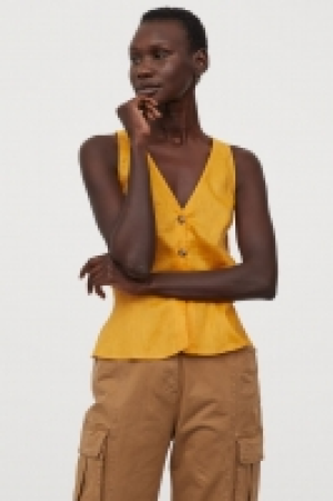 Blusa de lino con escote en V 8.99 €