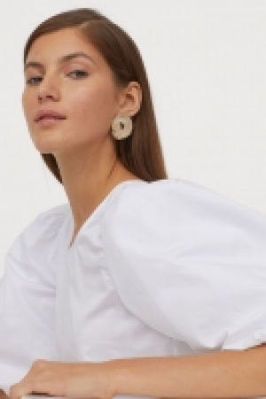 Blusa de algodón mangas puffy 8.99 €