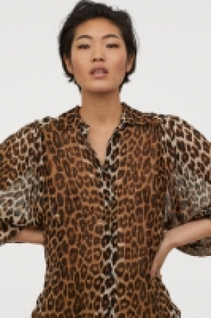 Blusa estampada de gasa 6.99 €