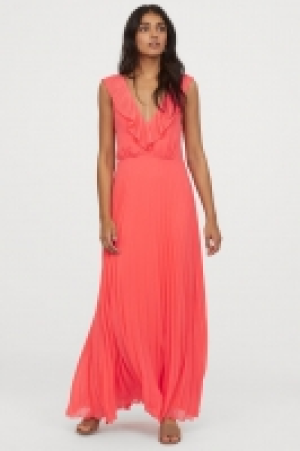 Vestido plisado de gasa 49.99 €