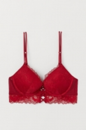 Bralette push-up de encaje 10.99 €