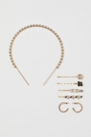 HM  Set para el pelo con strass