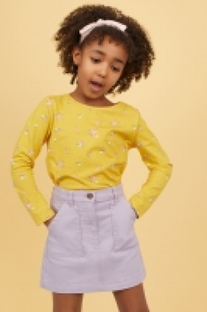 Falda en sarga de algodón 6.99 €
