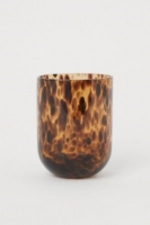 HM  Vaso de vidrio para cepillos