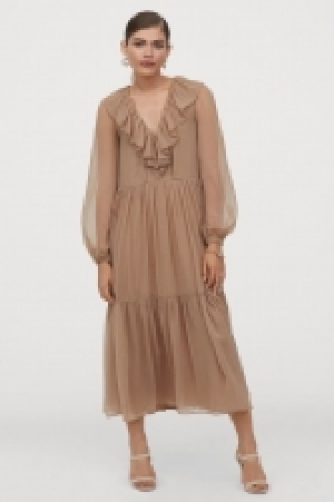 Vestido largo de volantes 34.99 €