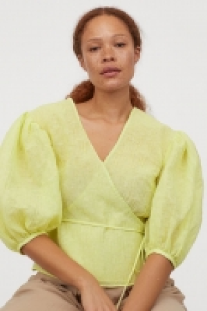 Blusa cruzada arrugada 9.99 €