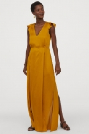 Vestido largo de satén 34.99 €