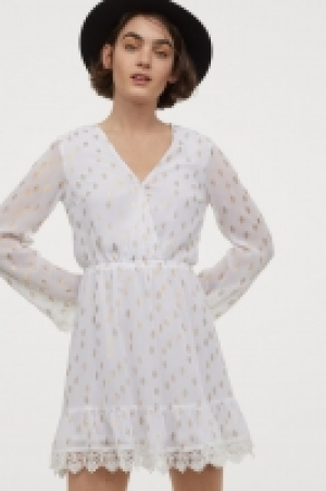 Vestido de gasa con encaje 24.99 €