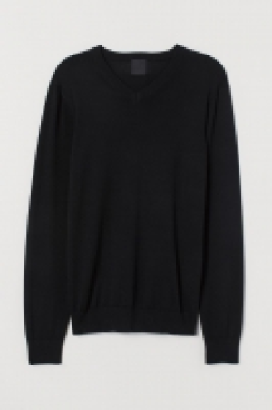 Jersey de algodón cuello en V 12.99 €