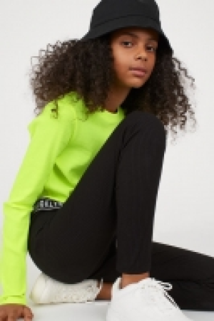 Leggings en punto de canalé 6.99 €