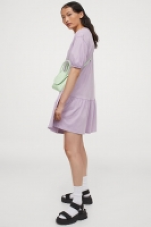 HM  Vestido de punto manga puffy