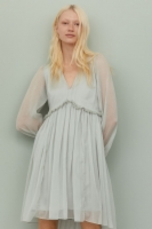 Vestido de gasa en V 19.99 €