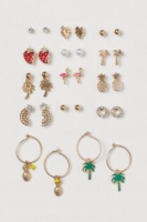 14 pares de pendientes