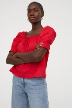 Blusa de algodón mangas puffy 7.99 €