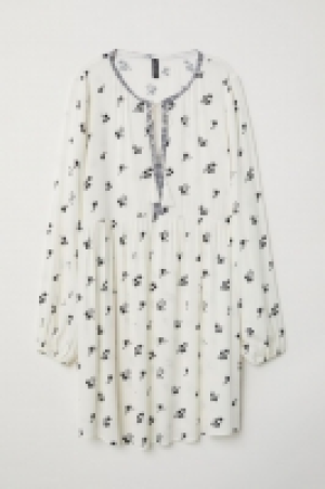 HM  Vestido estampado de viscosa