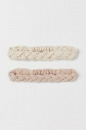 2 cintas de pelo trenzadas 5.99 €