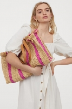 Bolsa shopper de paja 12.99 €