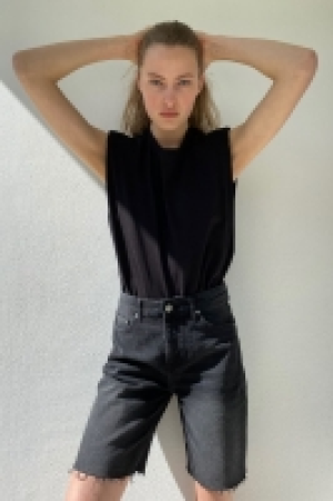 HM  Bermudas vaqueras High Waist