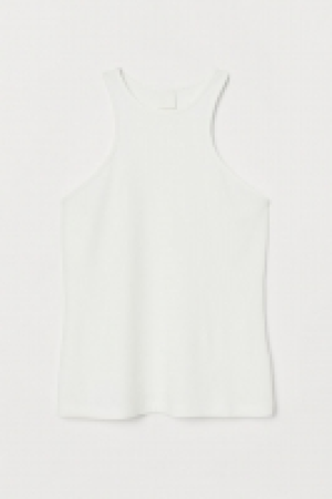 Camiseta sin mangas en canalé 5.99 €