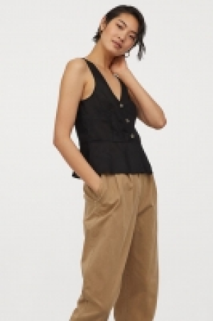 Blusa de lino con escote en V 6.99 €