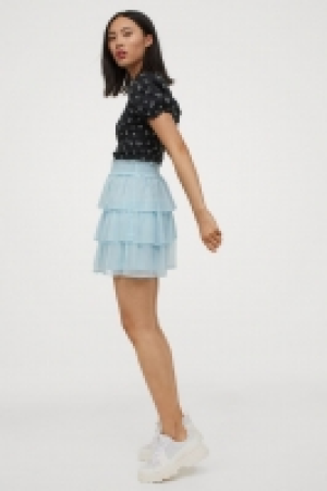 Falda de gasa con volantes 8.99 €