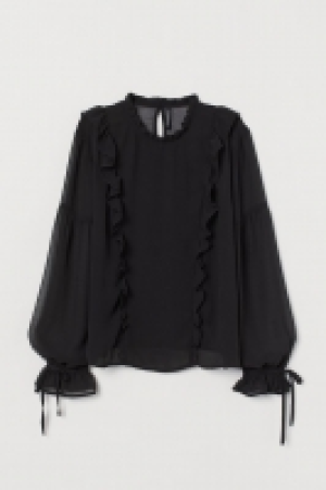 Blusa de gasa con volantes 10.99 €