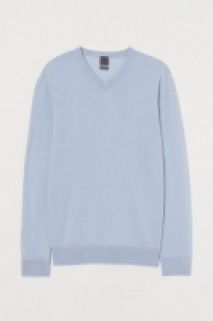 Jersey en V en lana de merino 23.99 €