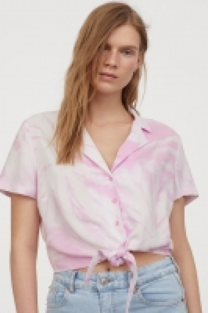 HM  Camisa resort con nudo