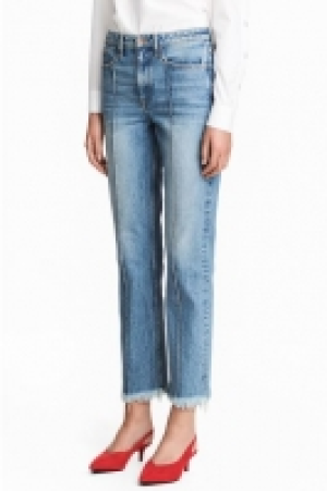 HM  Straight Cropped High Jeans