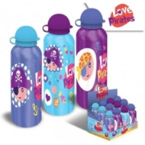 Cantimplora de aluminio Love Pirates 500 ml (varios modelos)