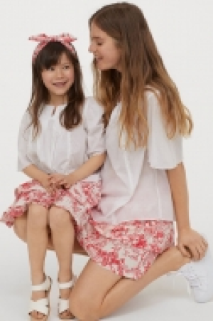Blusa de algodón con jaretas 9.99 €