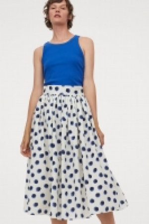 Falda de algodón con vuelo 27.99 €