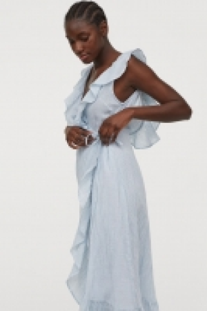 Vestido de algodón con volante 55.99 €