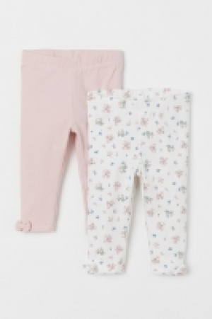 HM  Pack de 2 leggings con lazos