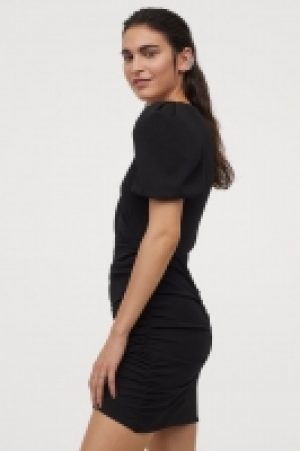 Vestido cruzado manga puffy 24.99 €