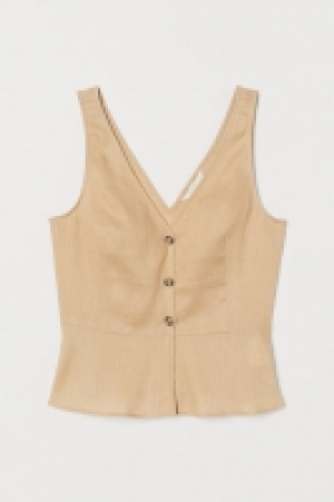 Blusa de lino con escote en V 5.99 €