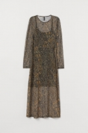 Vestido estampado de malla 17.99 €